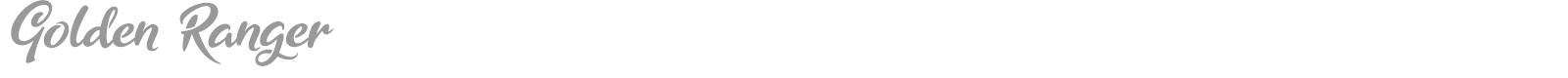 Golden Ranger font preview